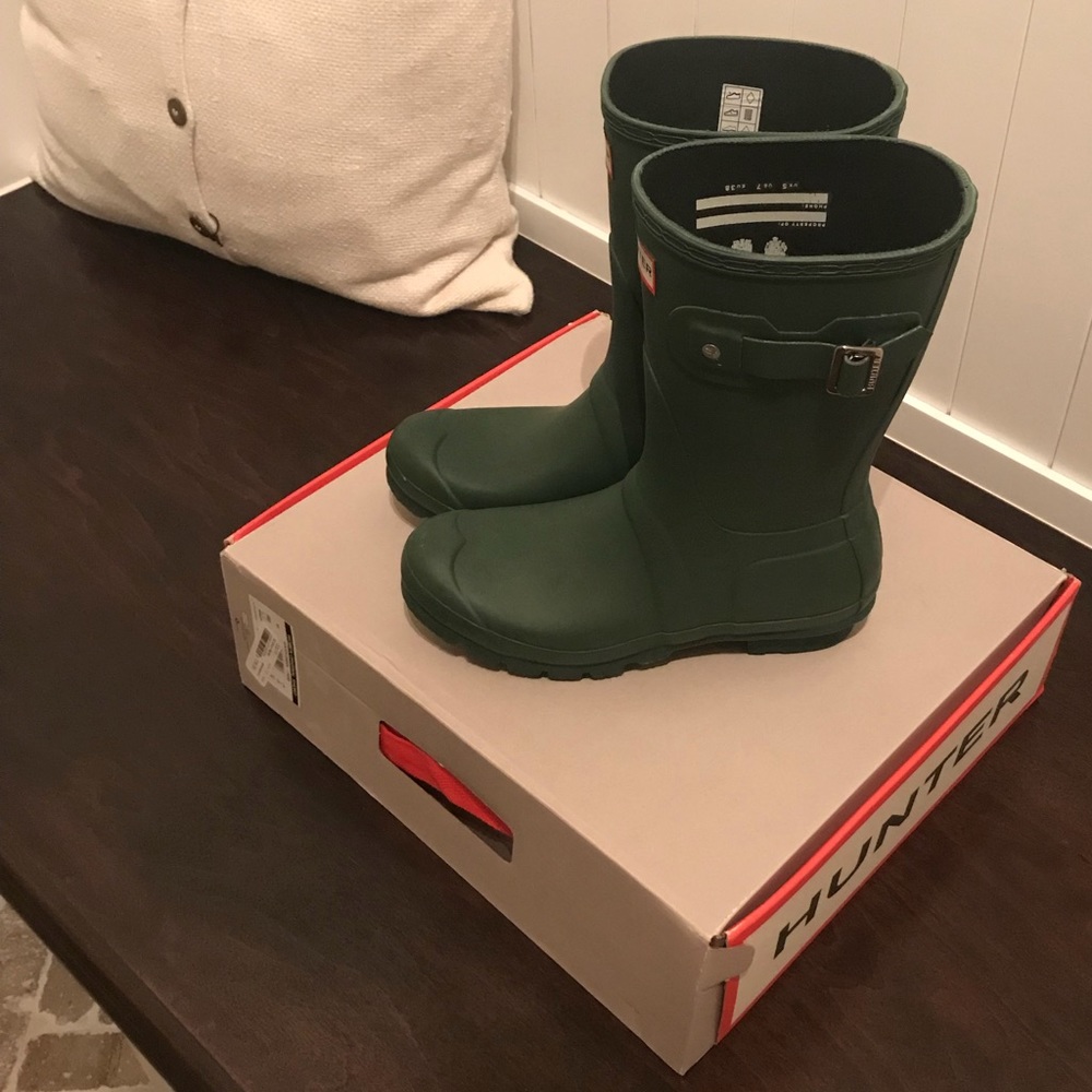Green Hunter Short Boots